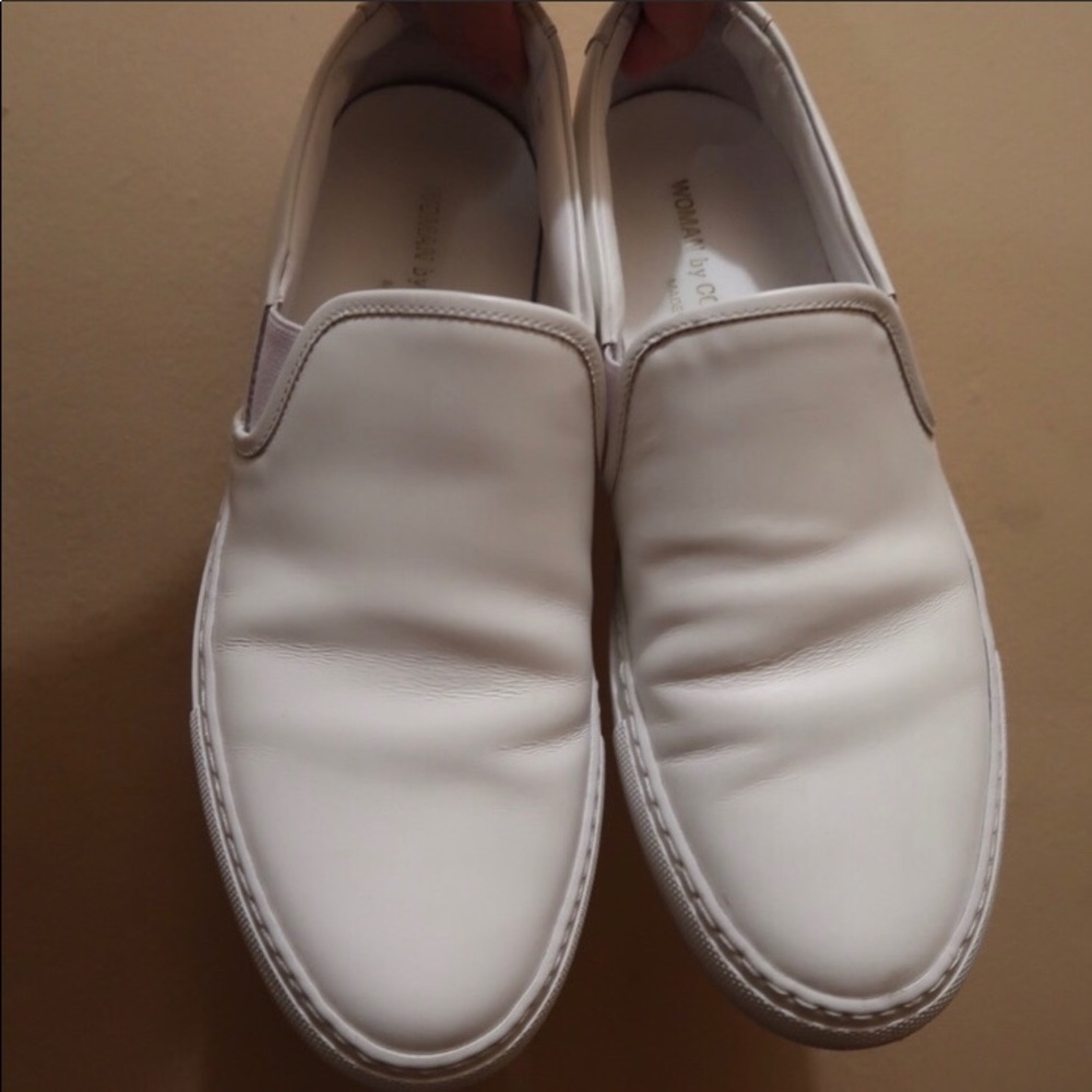 Common project slip on white . USED